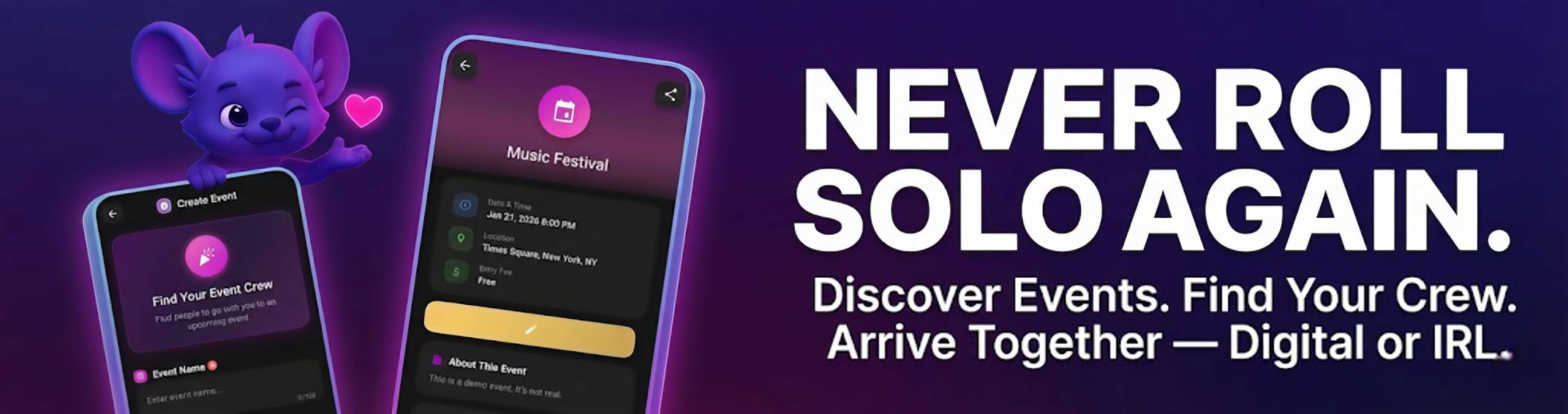 Events Discovery - Find your event crew